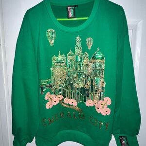 QUEEN OF SPARKLES Emerald City Sweatshirt